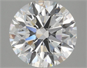 Del inventario de diamantes de laboratorio, 3.42 quilates, Redondo , Color F, claridad VS1 y certificado IGI