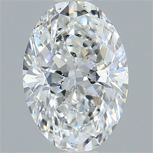 Picture of Natural Diamond 1.30 Carats, Oval with  Cut, G Color, I1 Clarity and Certified by GIA