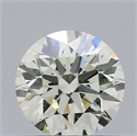 Natural Diamond 0.50 Carats, Round with Excellent Cut, J Color, SI1 Clarity and Certified by IGI
