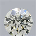 Natural Diamond 0.50 Carats, Round with Excellent Cut, J Color, SI1 Clarity and Certified by IGI