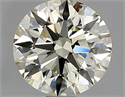 Natural Diamond 0.92 Carats, Round with Excellent Cut, L Color, VVS1 Clarity and Certified by GIA