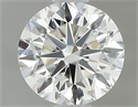 Natural Diamond 0.70 Carats, Round with Very Good Cut, G Color, IF Clarity and Certified by GIA
