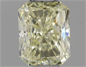 Natural Diamond 0.35 Carats, Radiant with  Cut, N Color, VS1 Clarity and Certified by IGI