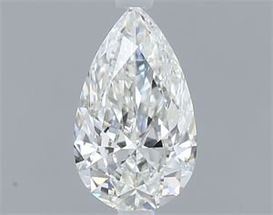 Picture of Natural Diamond 0.40 Carats, Pear with  Cut, G Color, VS2 Clarity and Certified by GIA
