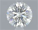 Natural Diamond 0.58 Carats, Round with Excellent Cut, I Color, VS1 Clarity and Certified by GIA