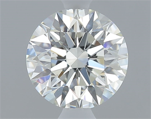 Picture of Natural Diamond 0.58 Carats, Round with Excellent Cut, I Color, VS1 Clarity and Certified by GIA