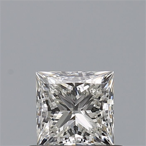 Picture of Natural Diamond 0.50 Carats, Princess with  Cut, H Color, VVS2 Clarity and Certified by GIA