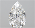 Natural Diamond 3.01 Carats, Pear with  Cut, F Color, SI1 Clarity and Certified by GIA