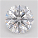 Lab Grown Diamond 4.34 Carats, Round with Ideal Cut, E Color, VS1 Clarity and Certified by IGI
