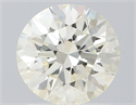 Diamante Natural 1.10 quilates, Redondo , Color J, claridad IF y certificado IGI