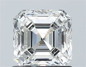 Picture of Natural Diamond 1.01 Carats, Asscher with  Cut, G Color, VS1 Clarity and Certified by GIA