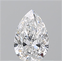 Diamante Natural 0.54 quilates, De pera , Color E, claridad VS1 y certificado GIA