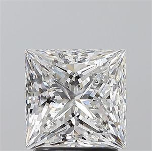 Foto Diamante Natural 2.02 quilates, Princesa , Color F, claridad SI2 y certificado GIA de