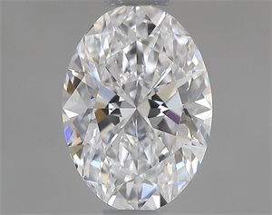 Picture of Natural Diamond 0.52 Carats, Oval with  Cut, D Color, VVS2 Clarity and Certified by GIA