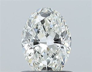 Foto Diamante Natural 0.70 quilates, Ovalado , Color H, claridad VVS2 y certificado GIA de
