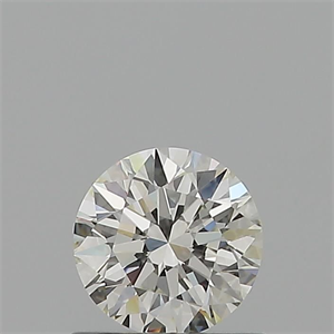 Picture of Natural Diamond 0.70 Carats, Round with Excellent Cut, I Color, VVS1 Clarity and Certified by GIA