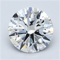 Natural Diamond 2.02 Carats, Round with Excellent Cut, D Color, SI1 Clarity and Certified by GIA