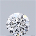 Natural Diamond 0.50 Carats, Round with Very Good Cut, G Color, VVS2 Clarity and Certified by GIA