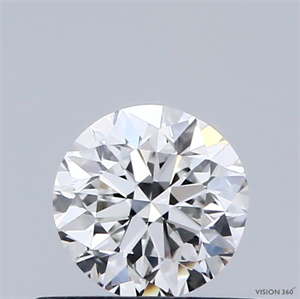 Picture of Natural Diamond 0.50 Carats, Round with Very Good Cut, G Color, VVS2 Clarity and Certified by GIA