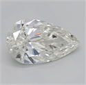 Natural Diamond 1.20 Carats, Pear with  Cut, J Color, VS1 Clarity and Certified by GIA