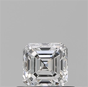 Foto Diamante Natural 0.50 quilates, Asscher , Color E, claridad VS1 y certificado GIA de