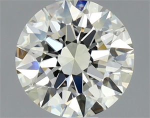 Picture of Natural Diamond 0.76 Carats, Round with Excellent Cut, L Color, VVS1 Clarity and Certified by GIA