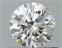 Diamante Natural 0.54 quilates, Redondo , Color I, claridad VVS1 y certificado GIA