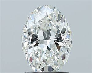 Picture of Natural Diamond 1.20 Carats, Oval with  Cut, H Color, VS2 Clarity and Certified by GIA