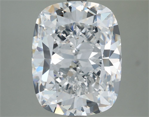 Foto Diamante Natural 5.02 quilates, Del cojín , Color E, claridad VVS1 y certificado GIA de