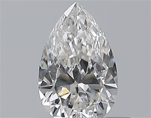 Picture of Natural Diamond 0.35 Carats, Pear with  Cut, F Color, SI1 Clarity and Certified by GIA