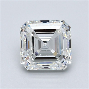 Picture of Natural Diamond 1.50 Carats, Asscher with  Cut, G Color, VS1 Clarity and Certified by GIA