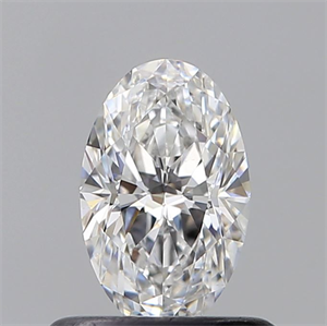 Picture of Natural Diamond 0.52 Carats, Oval with  Cut, D Color, VS1 Clarity and Certified by GIA