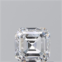 Diamante Natural 0.71 quilates, Asscher , Color D, claridad VS1 y certificado GIA