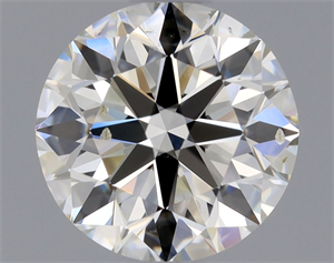 Picture of Natural Diamond 0.85 Carats, Round with Excellent Cut, J Color, SI2 Clarity and Certified by GIA