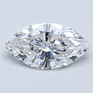 Picture of Natural Diamond 3.00 Carats, Marquise with  Cut, E Color, VVS2 Clarity and Certified by GIA