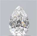 Natural Diamond 0.67 Carats, Pear with  Cut, E Color, SI1 Clarity and Certified by GIA