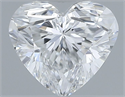 Natural Diamond 0.45 Carats, Heart with  Cut, D Color, VS1 Clarity and Certified by GIA