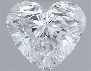 Picture of Natural Diamond 0.45 Carats, Heart with  Cut, D Color, VS1 Clarity and Certified by GIA