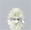 Natural Diamond 0.25 Carats, Oval with  Cut, I Color, VVS1 Clarity and Certified by IGI