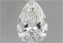 Diamante Natural 0.34 quilates, De pera , Color G, claridad VVS1 y certificado GIA
