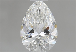 Foto Diamante Natural 0.34 quilates, De pera , Color G, claridad VVS1 y certificado GIA de