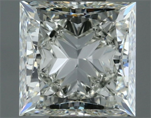 Picture of Natural Diamond 1.00 Carats, Princess with  Cut, H Color, VS1 Clarity and Certified by IGI