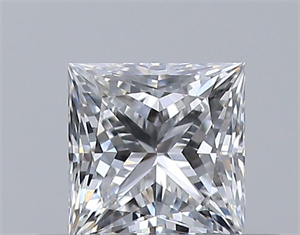 Foto Diamante Natural 0.31 quilates, Princesa , Color D, claridad VS2 y certificado GIA de