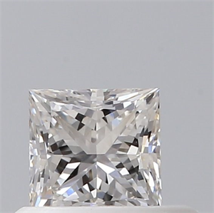 Picture of Natural Diamond 0.42 Carats, Princess with  Cut, G Color, VVS1 Clarity and Certified by GIA