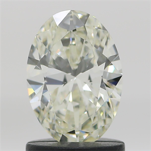 Foto Diamante Natural 1.02 quilates, Ovalado , Color L, claridad VVS1 y certificado GIA de