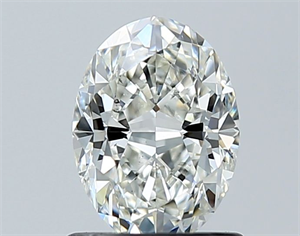 Foto Diamante Natural 1.02 quilates, Ovalado , Color H, claridad VS2 y certificado GIA de
