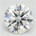 Lab Grown Diamond 2.75 Carats, Round with Ideal Cut, D Color, VVS1 Clarity and Certified by IGI