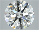 Natural Diamond 5.01 Carats, Round with Excellent Cut, E Color, VS2 Clarity and Certified by GIA