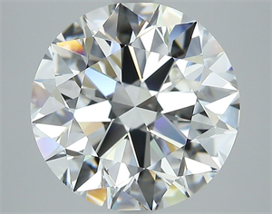 Picture of Natural Diamond 5.01 Carats, Round with Excellent Cut, E Color, VS2 Clarity and Certified by GIA