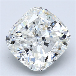 Foto Diamante Natural 4.01 quilates, Del cojín , Color H, claridad VS1 y certificado GIA de